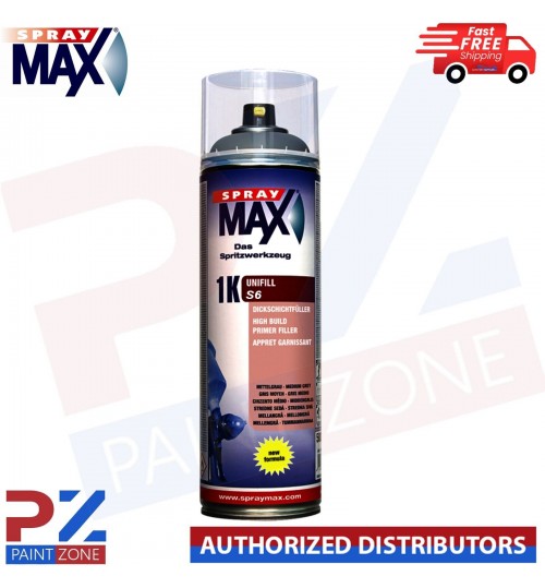 SPRAY MAX 680423 1K UNIFILL S6 PRIMER AEROSOL 500ML - DARK GREY matt